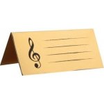Santex Jmenovky - Music, zlaté 10 ks – Zboží Dáma