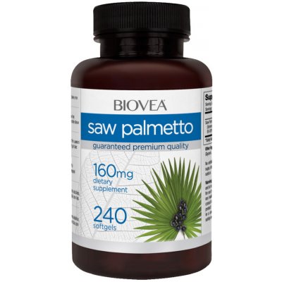 Biovea Saw Palmetto 160 mg 240 měkkých kapslí – Hledejceny.cz