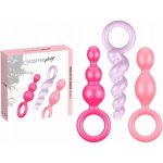 Satisfyer Booty Call anální kolík sada barevná 3 ks – Sleviste.cz