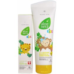 LR Aloe Vera Jungle Friends 3in1 šampon kondicionér & sprchový gel 250 ml