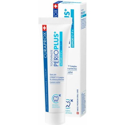 Curaprox Perio Plus Support s 0,09% CHX a CITROX 75 ml – Hledejceny.cz