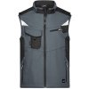 Pracovní oděv James&Nicholson Pánská softshellová vesta JN845 Carbon