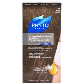 Phyto Color barva na vlasy 6 Dark Blond 4 ks