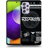 Pouzdro a kryt na mobilní telefon Samsung Picasee silikonové Samsung Galaxy A52 5G BLACK DISCO čiré