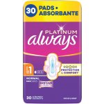 Always Platinum Normal Velikost 1 hygienické vložky s křidélky 30 ks – Zboží Dáma