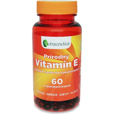 Nutraceutica Prírodný Vitamín E s tokotrienolmi 60 kapslí – Zboží Mobilmania