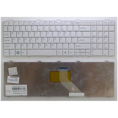 klávesnice Fujitsu Lifebook A512 A530 A531 AH530 AH531 NH751 bílá US – Hledejceny.cz