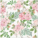 Paw ubrousky 3V pivoňkové růže 20ks 33x33cm – Hledejceny.cz