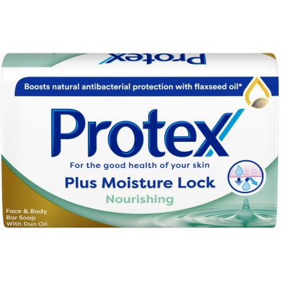 Protex Plus Moisture Lock Nourishing vyživující toaletní mýdlo pro suchou pokožku 90 g