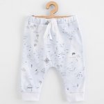 New Baby Dětské bavlněné kalhoty Jogger For Babies ocean – Zboží Mobilmania