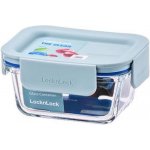 Lock & lock Dóza Clear obdélníková borosilikátové sklo mint 160 ml – Zboží Mobilmania