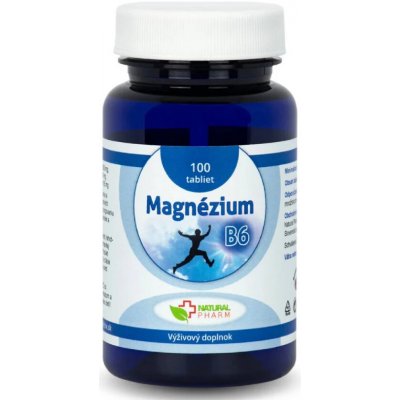 Natural Pharm Magnézium + B6 100 tablet – Hledejceny.cz