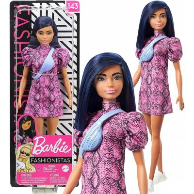 Barbie modelka šaty se vzorem hadí kůže – Sleviste.cz