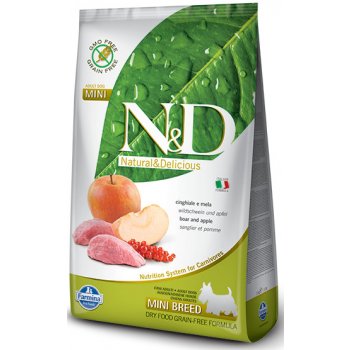 N&D Grain Free Dog Adult Mini Pumpkin Boar & Apple 7 kg