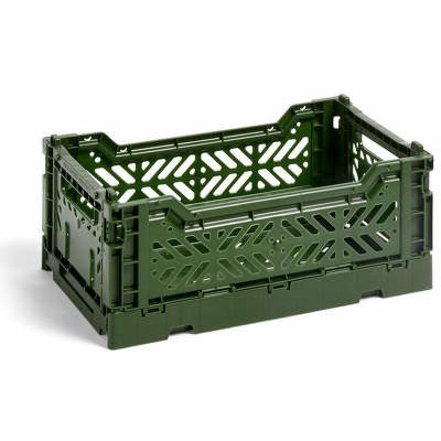 HAY Úložný box Crate S khaki