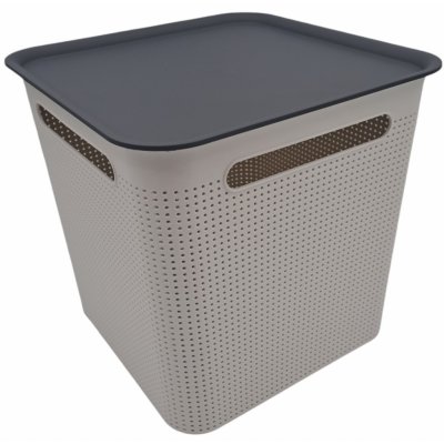 Rotho Brisen úložný box s madly 18 l 29 x 29 x 29 cm bílý s víkem – Zboží Dáma