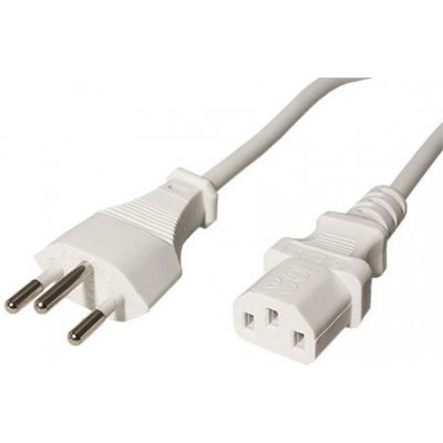 Value Kabel síťový Švýcarsko, SEV1011 (typ J) - IEC320 C13, 1,8m, bílý - 19.99.1223 – Hledejceny.cz