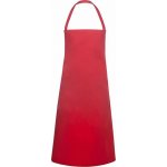 Karlowsky Jednoduchá pracovní zástěra s laclem červená Pantone 186C 75x100cm KY045 – Hledejceny.cz