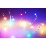 Euro Habitat Mikro LED světýlka na baterie 100cm 10 diod Multi barevný – Hledejceny.cz