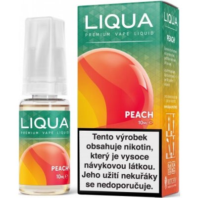 Ritchy Liqua New Elements Broskev 10 ml 12 mg – Zboží Mobilmania