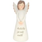 1patro Andílek krémový s nápisem Babičko jsi můj anděl E185124-1 – Zboží Dáma