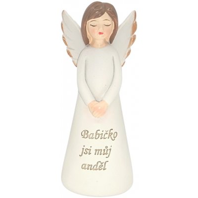 1patro Andílek krémový s nápisem Babičko jsi můj anděl E185124-1 – Zboží Dáma