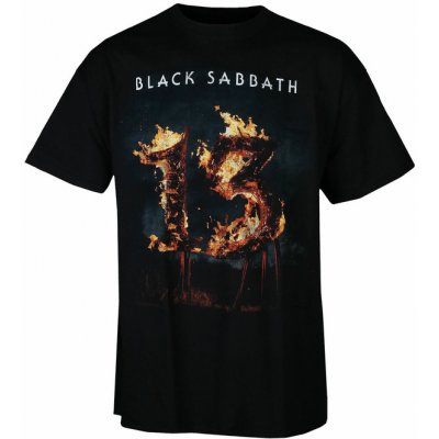 Tričko metal NNM Black Sabbath 13 Tracklist černá
