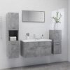 Koupelnový nábytek VidaXL Set koupelnového nábytku betonově šedý dřevotříska