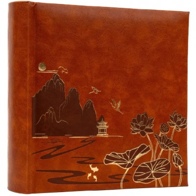 GEDEON Fotoalbum 10x15 200 foto Lotus hnědé – Zboží Živě