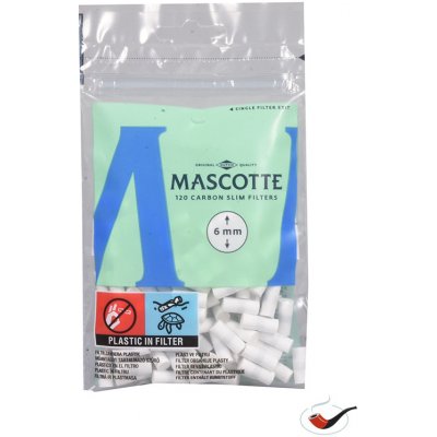 Mascotte cigaretové filtry slim filter carbon 120 ks – Zboží Dáma