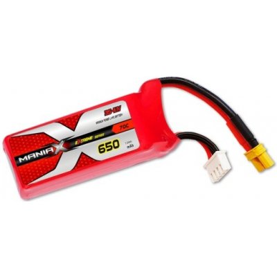 ManiaX Lipol 11.1V 650mAh 70C – Hledejceny.cz