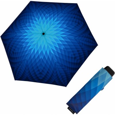 Doppler Carbonsteel Mini Slim Fusion dámský skládací deštník modrý – Hledejceny.cz