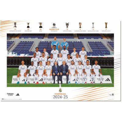 Grupo Erik Maxi plakát fotbalový tým 2024/2025, Real Madrid – Zbozi.Blesk.cz