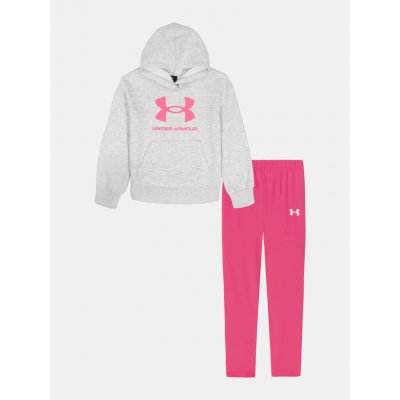 Under Armour dívčí set Ua Rival Pullover Set šedá – Zboží Dáma