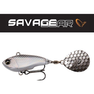 Savage Gear Fat Tail Spin Sinking White Silver 5,5cm 9g – Hledejceny.cz