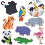 Viga Dřevěné magnety 20 ks zvířátka – Sleviste.cz