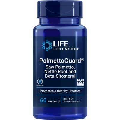 Life Extension PalmettoGuard Saw Palmetto/Nettle Root Formula with Beta-Sitosterol 60 gelové tablety