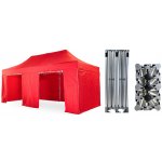TENTino BIG HEXAGON EXTRA HIGH ROOF 4x8 m 7A - ČERVENÁ – Hledejceny.cz