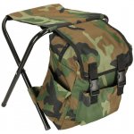 KIK KX3953 Rybářské křeslo bez opěradla moro – Zboží Mobilmania