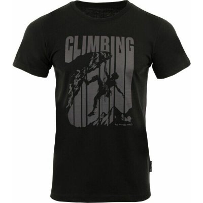Alpine Pro BREJ pánské triko černá – Zboží Dáma