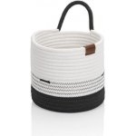 Kela Košík Hedda 20 cm směs bavlna/polyester bílo-černá KL-24455 – Zboží Dáma