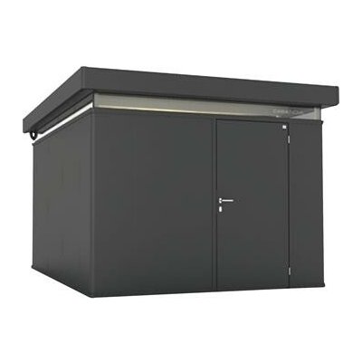 BIOHORT CasaNova 330/430/250 cm pravé dveře, tmavě šedá metalická – Sleviste.cz