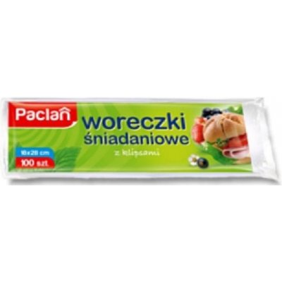 Potravinové svačinové sáčky PACLAN, 18 x 28 cm, 100ks – Sleviste.cz