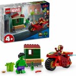 LEGO® Marvel 76287 Iron Man s motorkou a Hulk – Zboží Živě