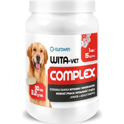 Eurowet Wita-Vet Complex 3,2 g doplňky stravy pro psy 30 tablet – Hledejceny.cz