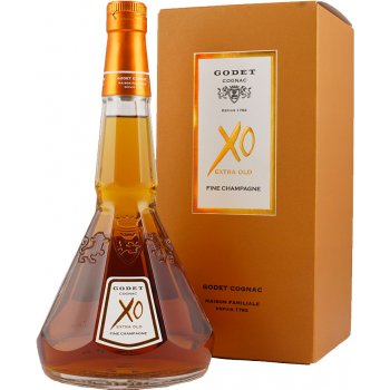 Godet XO Fine Champagne Cognac 40% 0,7 l (kazeta)