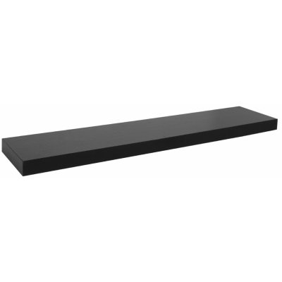 Aga Nástěnná police 60x23,5 cm Černá – Zboží Dáma