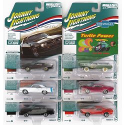 Johnny lightning Chevrolet Set Assortment 6 Pieces Různé 1:64