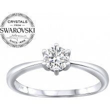 SILVEGO stříbrný prsten Sophia se Swarovski Crystals JJJR0849sw