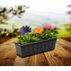 Květináč a truhlík PLASTKON Truhlík Garden 60 cm hnědý